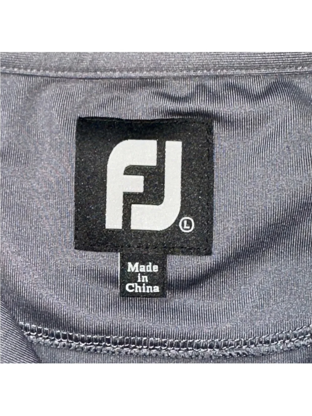 FootJoy FJ Men’s Large Gray Sleeveless 1/4 Zip Golf Performance Vest Stretch